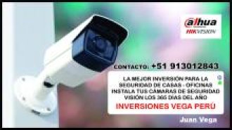 INSTALACION DE CAMARAS DE SEGURIDAD EN TODO LIMA Y CALLAO